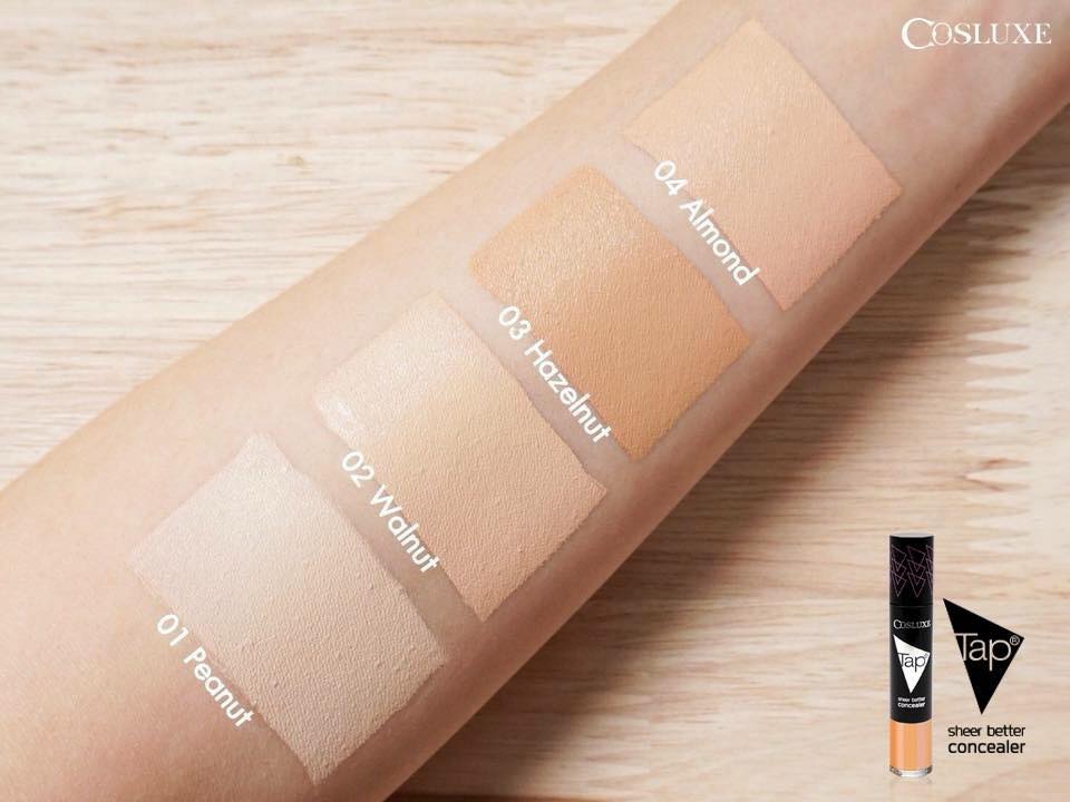 คอสลุคส์,COSLUXE,TAP Sheer Better Concealer 01 Peanut ,Concealer,คอนซีลเลอร์,คอนซีลเลอร์COSLUXE,แท็ป เชียร์ เบทเทอร์ 